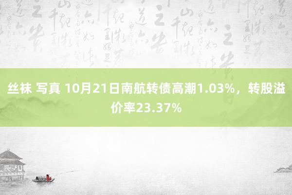 丝袜 写真 10月21日南航转债高潮1.03%，转股溢价率23.37%